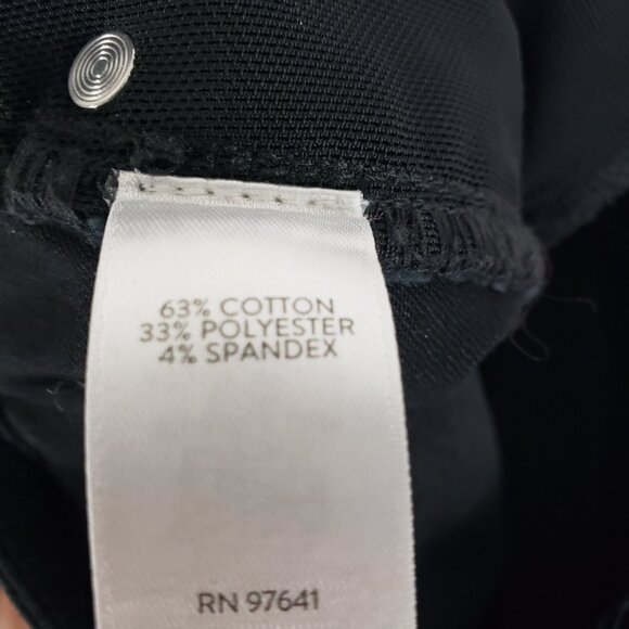 J Jill Premium Flex Denim High Rise Black Leggings Jeggings Jeans Size 10 - Picture 10 of 10